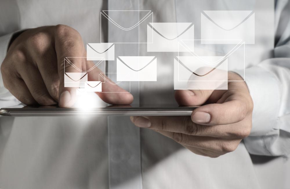 stock image of email