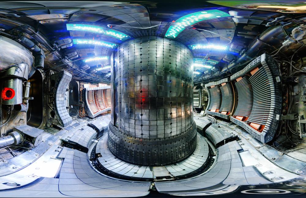 The interior of the Massachusetts Institute of Technology’s (MIT’s) Alcator C-Mod tokamak. A team led by Princeton Plasma Physics Laboratory’s C.S. Chang recently used the Titan supercomputer