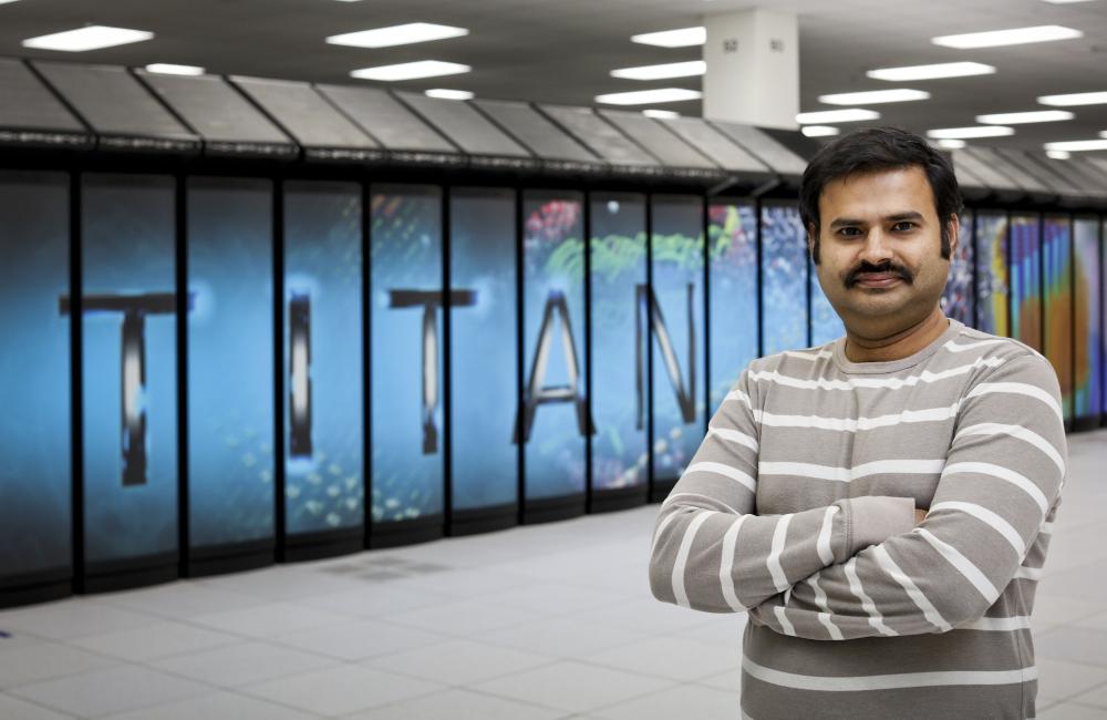 Ramakrishnan “Ramki” Kannan loves the excitement and challenge of working at Oak Ridge National Laboratory, home to Titan.
