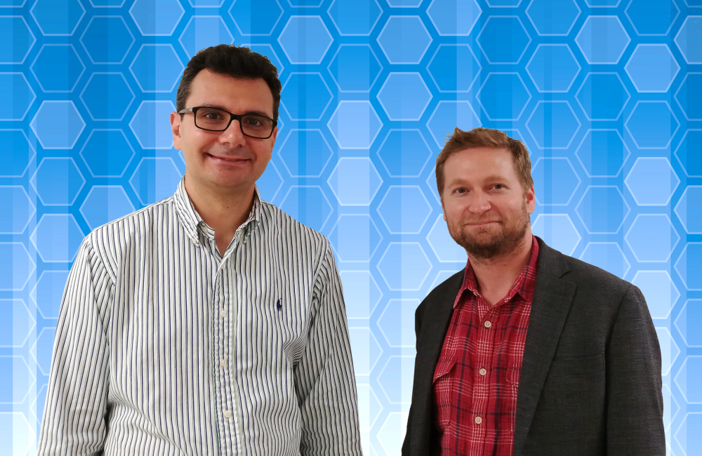 ORNL’s Pavel Lougovski (left) and Raphael Pooser will lead research teams working to advance quantum computing for scientific applications.