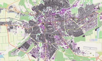 city map showing automated feature identification and extraction